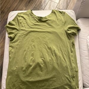 Olive Green Lululemon T-Shirt